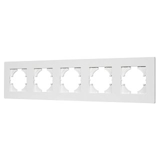 Рамка пластиковая FRM-PERIO-PL-5-WH (Arlight, -)