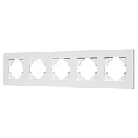 Рамка пластиковая FRM-PERIO-PL-5-WH (Arlight, -)