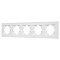 Рамка пластиковая FRM-PERIO-PL-5-WH (Arlight, -)