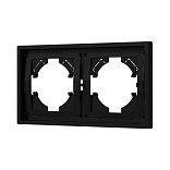 Рамка пластиковая FRM-TENDO-SFPL-2-BK (Arlight, -)