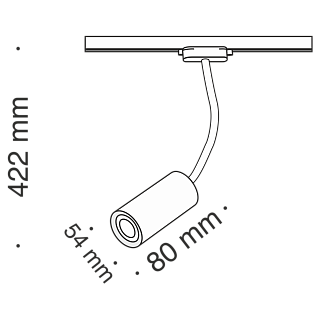 Трековый светильник SPL Unity 1 x  GU10 50Вт