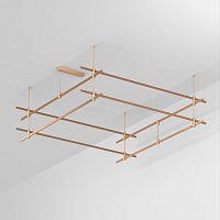 Основание ART-APRIORI-QUADRAT-2-ROD-400-2000x2000 (GD) (Arlight, IP20 Металл, 3 года)