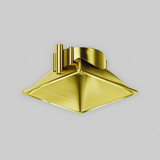 Декоративная рамка-отражатель для светильников серии Alfa LED латунь