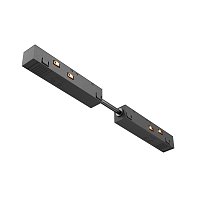 Коннектор питания прямой гибкий 5см Exility черный