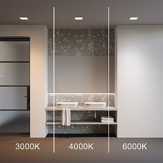 Встраиваемый светильник Okno 3000-4000-6000K 24W 100° IP 44